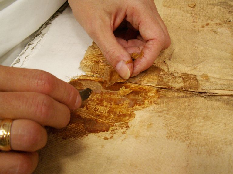 distacco della toppa